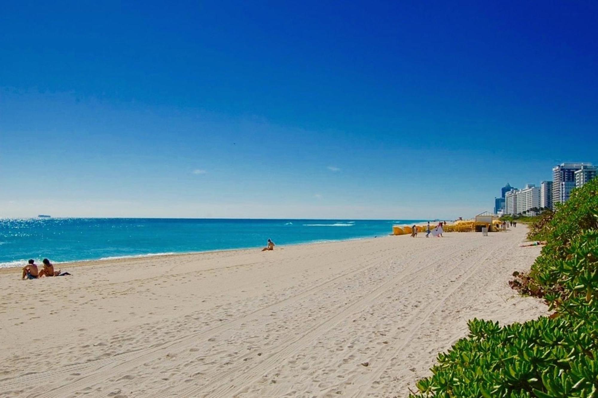 Directly On The Beach With Pool & Ocean View Miami Beach Exterior foto